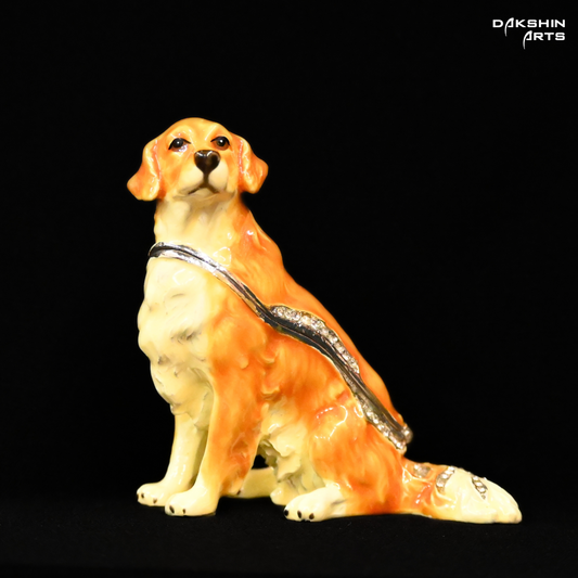 Dog Enamel Box