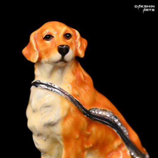 Dog Enamel Box