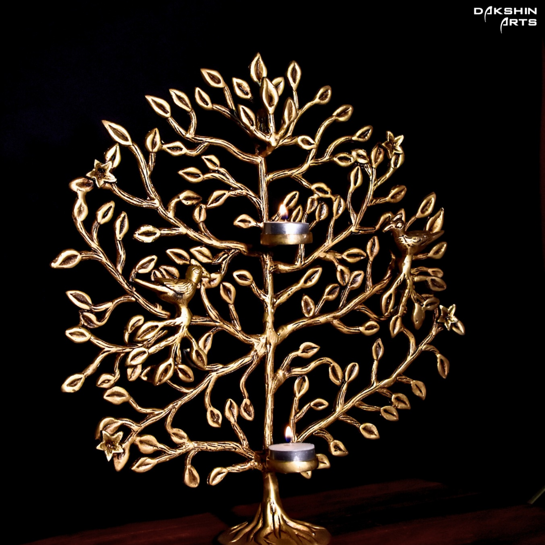 TREE CANDLE STAND - Dakshin Arts