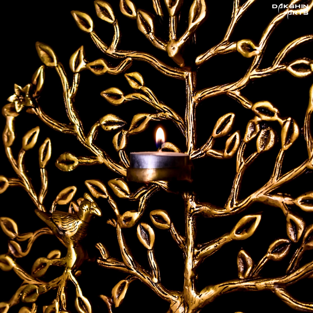 TREE CANDLE STAND - Dakshin Arts