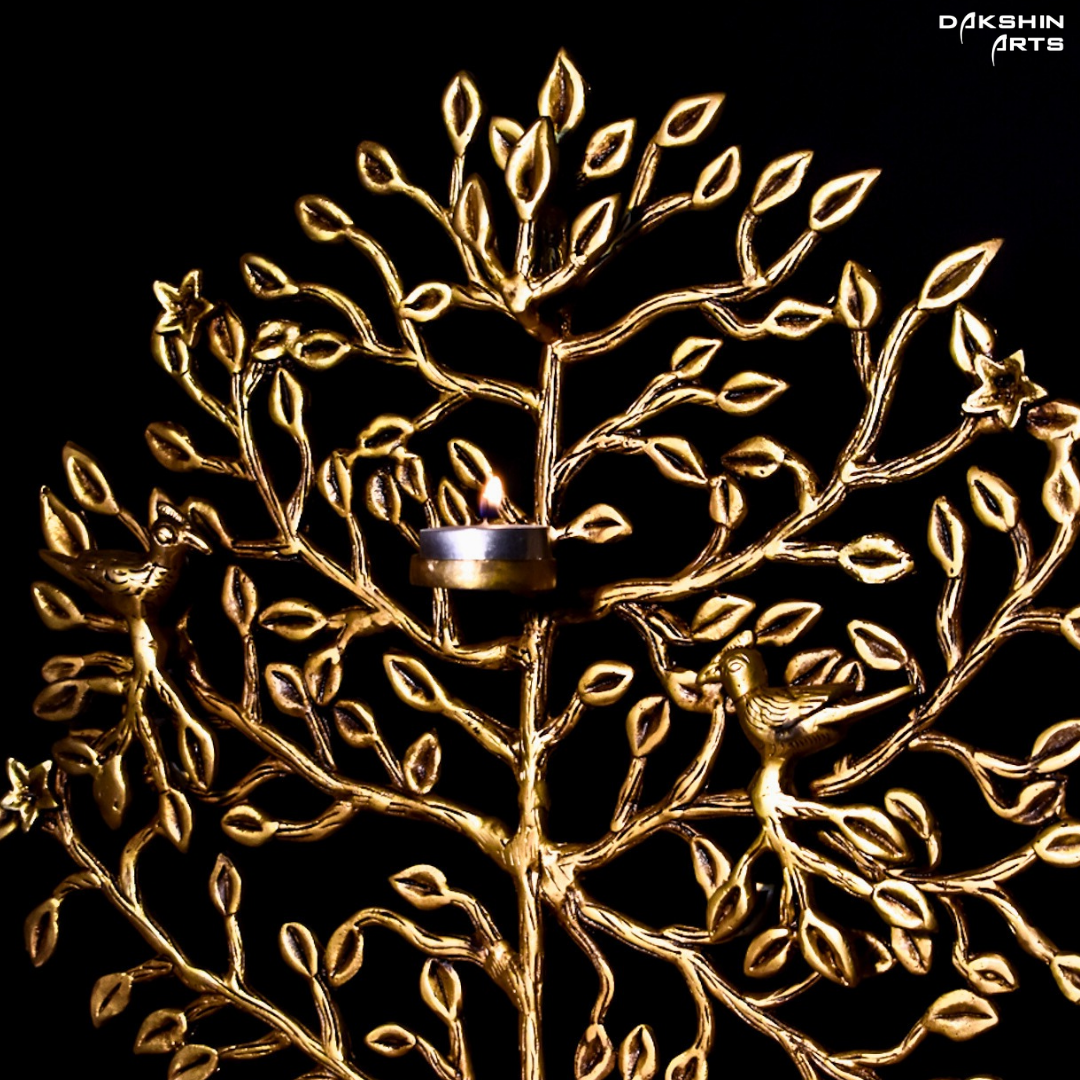 TREE CANDLE STAND - Dakshin Arts