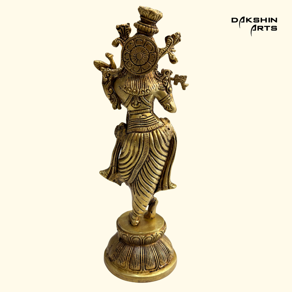 Brass Krishna 11"