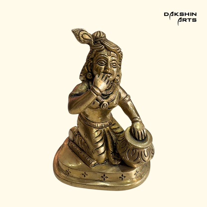 Brass Makhan Krishna
