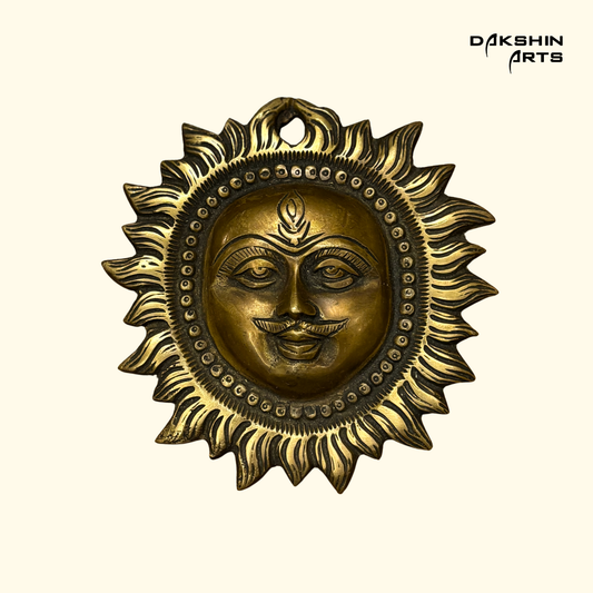 Sun Face Mask - Brown Gold - Dakshin Arts